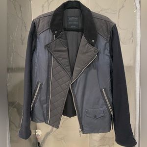 ALL SAINTS MENS QUILTED MOTO JACKET